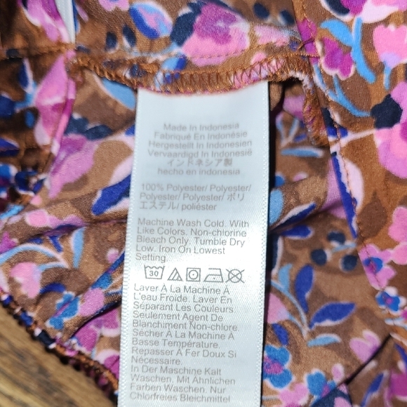 J. Crew Factory Purple and Pink Casual Pencil Skirt - Picture 3 of 6